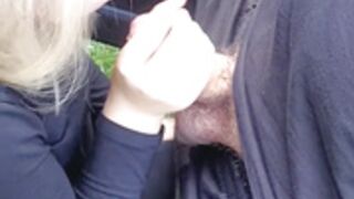 Outdoor blowjob 6