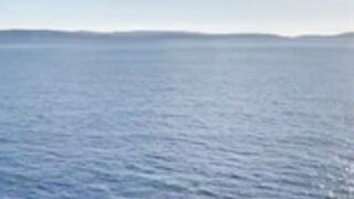 Madygioofficial showing her big tits in the ocean