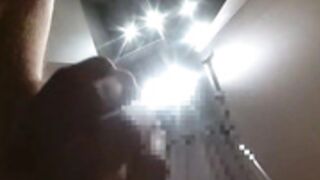 GentlyPerv - Flashing and jerking off in test cabin