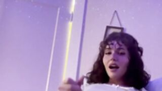 Trans Summertimejames Cumshot on her Bed