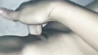 shaved pussy fingering