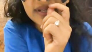 Haani Kaur spitting on tits