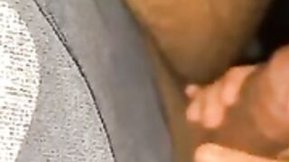 Asian webslut sucking in car