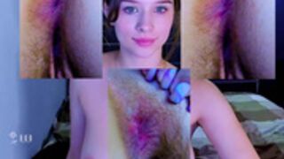 Sweet Calm Ketlinrous Shows her Hairy Stinker