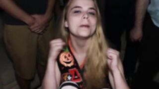 Pavlovswhore 30 guys blowbang bukkake