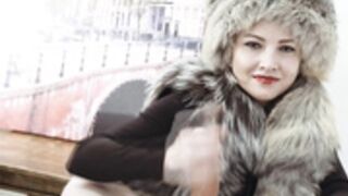 fur coat and fur hat 2