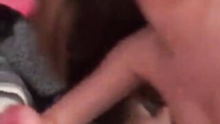 Experienced couple films blowjob for the first time