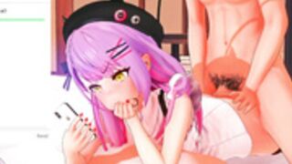 Tokoyami Towa 3D hentai
