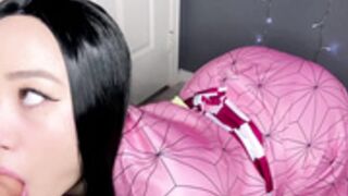 Kimmy Kalani Nezuko Cosplay BJ