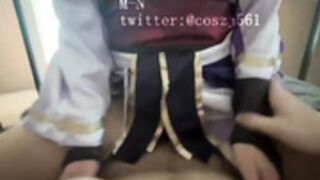 coszj561 cosplay Raiden Shogun Genshin Impact