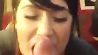 Huge facial for irish milf