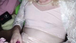 SalivatingSub Sums through chastity with Fuckingmachine