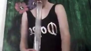 SammyShayne hitting a big bong