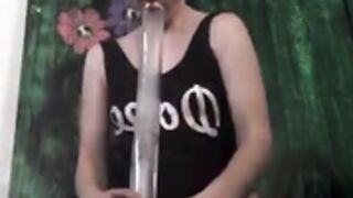 SammyShayne hitting a big bong