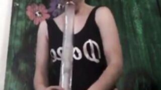 SammyShayne hitting a big bong