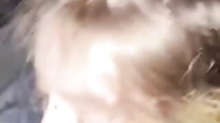 Young blonde deepthroats