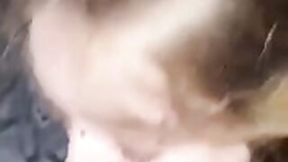 Young blonde deepthroats