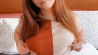 Redhead Boob Drop