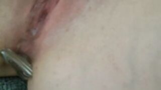 Greek slut gf but plug ass and cums