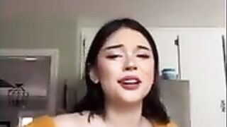 naked in a onsie coustume on tiktok live nipslip