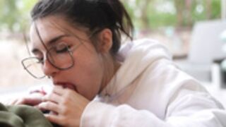 Lilmochidoll Balcony Blowjob