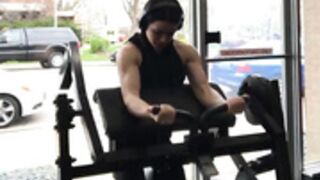 Strong girl arm workout