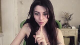 selina_levin in black underwear and oil show