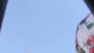 Russian Shluha underskirt skank