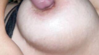 Giorgiafeet get cumshots on nipples and feet by 3 bulls