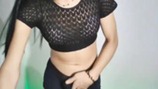 khloe_sexys Big Cock don't fit on her underwear