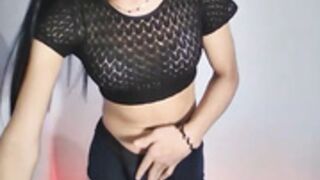 khloe_sexys Big Cock don't fit on her underwear
