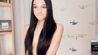 Be_Cuuuute- hairbra flashing nipples on 29 April 2023