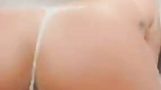 Girl Stroking pussy