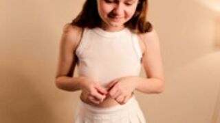 winniewest_ wet T-shirt, nipple and bare ass