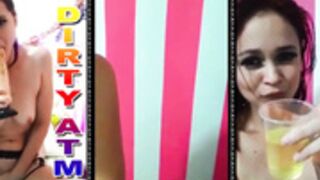 LATINA DIRTY ATM & PEE DRINKING