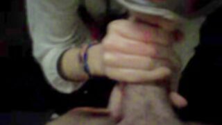 18yo Blindfolded Girlfriend Homemade Blowjob