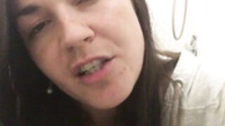 AE Lad gets a surprise the womans restroom