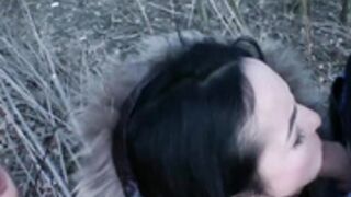 fur hood puffy jacket 37