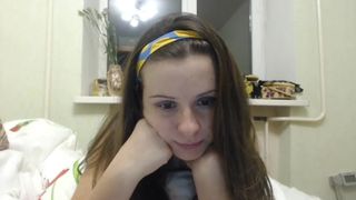 Hermosa rusa con dildo