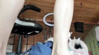 xcherrycrushx_ Stroking her big cock and ass