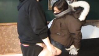 fur hood down jacket 139