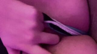 tiktok teen rubs her pussy