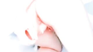 Vivian1994 white outfit masturbation