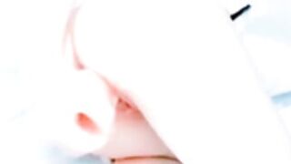 Vivian1994 white outfit masturbation