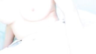 Vivian1994 white outfit masturbation