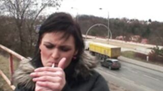 fur hood down jacket 153