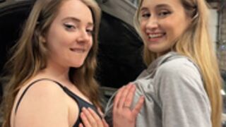 BronwinAurora | RedheadWinter Auto Shop Threesome