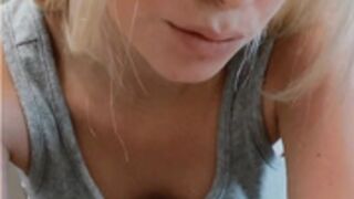hot 18 y/o perky tits blonde