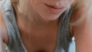 hot 18 y/o perky tits blonde