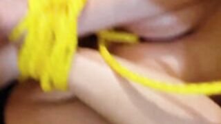 sub pissed on gagged and bottle insertion